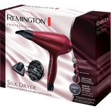 Remington T|Studio Silk 2400W Rojo, Secador de pelo rojo, Rojo, 3 m, Con agujero en la empuñadura para colgar, 2333 m/s, 2400 W