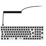 Sharkoon SKILLER SGK50 S2 Barebone, Teclado para gaming blanco