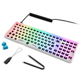 Sharkoon SKILLER SGK50 S2 Barebone, Teclado para gaming blanco
