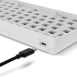 Sharkoon SKILLER SGK50 S2 Barebone, Teclado para gaming blanco