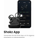 Shokz OpenFit Auriculares Inalámbrico gancho de oreja Llamadas/Música/Deporte/Uso diario Bluetooth Negro negro, Inalámbrico, Llamadas/Música/Deporte/Uso diario, 73,85 g, Auriculares, Negro