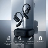 Shokz OpenFit Auriculares Inalámbrico gancho de oreja Llamadas/Música/Deporte/Uso diario Bluetooth Negro negro, Inalámbrico, Llamadas/Música/Deporte/Uso diario, 73,85 g, Auriculares, Negro
