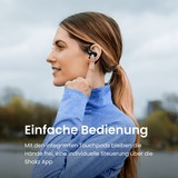 Shokz OpenFit Auriculares Inalámbrico gancho de oreja Llamadas/Música/Deporte/Uso diario Bluetooth Negro negro, Inalámbrico, Llamadas/Música/Deporte/Uso diario, 73,85 g, Auriculares, Negro