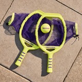 Spin Master Aerobie Flingo Juego para exteriores de lanzamiento y captura para niños y adultos, juego de verano para lanzar y atrapar pelotas, juegos para el jardín, la playa y las acampadas para niños a partir de 8 años, Aparato para fitness 