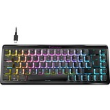 Turtle Beach Vulcan II Mini Air teclado Juego RF Wireless + Bluetooth QWERTZ Alemán Negro, Teclado para gaming negro, Inalámbrico, RF Wireless + Bluetooth, Switch de tecla óptico, QWERTZ, LED RGB, Negro