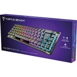 Turtle Beach Vulcan II Mini Air teclado Juego RF Wireless + Bluetooth QWERTZ Alemán Negro, Teclado para gaming negro, Inalámbrico, RF Wireless + Bluetooth, Switch de tecla óptico, QWERTZ, LED RGB, Negro