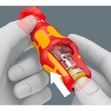 Wera Kraftform Kompakt Turbo i Imperial 1 Tool Finder, 16 piezas, Llave de tubo rojo/Amarillo
