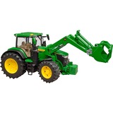 bruder John Deere 7R 350 con cargador frontal, Automóvil de construcción verde