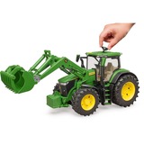 bruder John Deere 7R 350 con cargador frontal, Automóvil de construcción verde