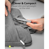 goobay Hub USB delgado de 4 puertos, USB-A a USB-A, USB 3.2 gris claro