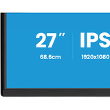 iiyama ProLite X2792HSU-B1 pantalla para PC 68,6 cm (27") 1920 x 1080 Pixeles Full HD LED Negro, Monitor LED negro (mate), 68,6 cm (27"), 1920 x 1080 Pixeles, Full HD, LED, 3 ms, Negro