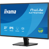 iiyama ProLite X2792HSU-B1 pantalla para PC 68,6 cm (27") 1920 x 1080 Pixeles Full HD LED Negro, Monitor LED negro (mate), 68,6 cm (27"), 1920 x 1080 Pixeles, Full HD, LED, 3 ms, Negro