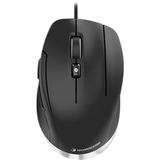 3DConnexion CadMouse Compact ratón mano derecha USB tipo A Óptico negro/Plateado, mano derecha, Óptico, USB tipo A, Negro