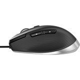 3DConnexion CadMouse Compact ratón mano derecha USB tipo A Óptico negro/Plateado, mano derecha, Óptico, USB tipo A, Negro