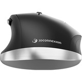 3DConnexion CadMouse Compact ratón mano derecha USB tipo A Óptico negro/Plateado, mano derecha, Óptico, USB tipo A, Negro