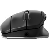 3DConnexion CadMouse Compact ratón mano derecha USB tipo A Óptico negro/Plateado, mano derecha, Óptico, USB tipo A, Negro