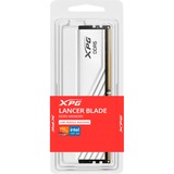 ADATA Lancer Blade módulo de memoria 32 GB 2 x 16 GB DDR5 5600 MT/s ECC, Memoria RAM blanco, 32 GB, 2 x 16 GB, DDR5, Blanco