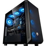 ALTERNATE ALT-HERO-INT-001, Gaming-PC negro/Transparente