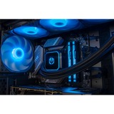 ALTERNATE Custom PC Series • Blue Hero Elements Gaming-PC negro/Transparente