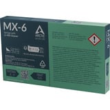 ARCTIC MX-6 compuesto disipador de calor Pasta térmica 4 g, Conductores térmicos (grasa/disco) gris, Pasta térmica, Gris, 4 g, 1 pieza(s), 66 mm, 120 mm