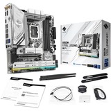 ASRock B860M Steel Legend WiFi, Placa base blanco