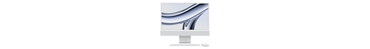 Apple iMac 59,62 cm (24") M3 2023 CTO, Sistema MAC plateado