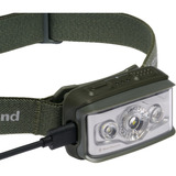 Black Diamond Linterna frontal Storm, Luz de LED verde oliva