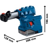 Bosch Aspirador de polvo a batería GDE 18V-12 Professional, Ensayo azul
