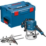 Bosch GOF 1250 CE Negro, Azul 24000 RPM 1250 W, Fresadora azul, Negro, Azul, 24000 RPM, 6, 8 (5/16"), 10000 RPM, 6 cm, 5,5 m/s²