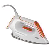 Braun CareStyle Compact Pro IS2561WH 2400 W 1,5 L EloxalPlus soleplate Naranja, Blanco, Estación de planchado a vapor blanco/Naranja, 2400 W, 400 g/min, EloxalPlus soleplate, 6 bar, 1,5 L, 120 g/min