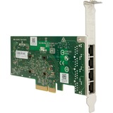 Broadcom BCM5719-4P Interno Ethernet 1000 Mbit/s, Adaptador de red Interno, Alámbrico, PCI Express, Ethernet, 1000 Mbit/s