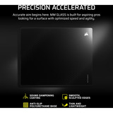 Corsair MM Glass, Almohadilla de ratón para juegos negro