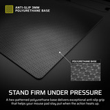 Corsair MM Glass, Almohadilla de ratón para juegos negro