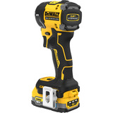 DEWALT Atornillador de impacto hidráulico a batería DCF870E2T, 1/4", 18 Voltios, Tornillo de percusión amarillo/Negro