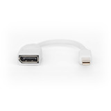 Digitus Cable adaptador DisplayPort blanco