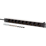 Digitus DN-95427, Regleta negro/Aluminio