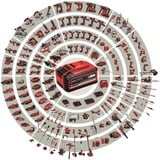 EINHELL Power X-Change Amoladora Angular a Batería TC-AG 18/115 Li Kit, 18Volt rojo/Negro