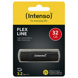 Intenso Flex Line 32 GB, Lápiz USB negro