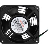 Inter-Tech 88887269 accesorio de bastidor Ventilador de refrigeración, Refrigerador de aire negro, Ventilador de refrigeración, Negro, 1 Ventilador(es), 12 cm, 230 V, 610 g