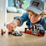 LEGO City F1 Truck con coche de carreras Audi F1, Juegos de construcción Juego de construcción, 7 año(s), Plástico, 508 pieza(s), 758 g