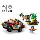LEGO Huida en Todoterreno y Raptor al Acecho, Juegos de construcción Juego de construcción, 6 año(s), Plástico, 285 pieza(s), 436 g