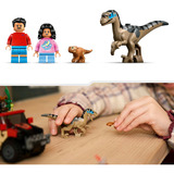 LEGO Huida en Todoterreno y Raptor al Acecho, Juegos de construcción Juego de construcción, 6 año(s), Plástico, 285 pieza(s), 436 g