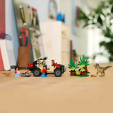 LEGO Huida en Todoterreno y Raptor al Acecho, Juegos de construcción Juego de construcción, 6 año(s), Plástico, 285 pieza(s), 436 g