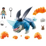 PLAYMOBIL Dragons: The Nine Realms - Plowhorn & D'Angelo, Juegos de construcción 
