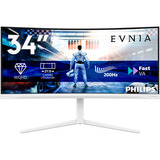Philips EVNIA 34M2C5601QA, Monitor de gaming blanco