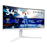 Philips EVNIA 34M2C5601QA, Monitor de gaming blanco