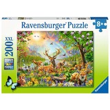 Ravensburger Puzzle infantil Familia de ciervos elegante 