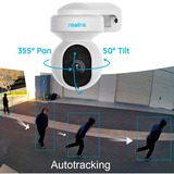 Reolink E Series E560 Esférico Cámara de seguridad IP Interior y exterior 3840 x 2160 Pixeles Pared, Cámara de vigilancia blanco, Cámara de seguridad IP, Interior y exterior, Inalámbrico y alámbrico, Google Assistant, Interno, 2400 - 5000 MHz