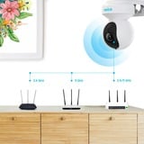 Reolink E Series E560 Esférico Cámara de seguridad IP Interior y exterior 3840 x 2160 Pixeles Pared, Cámara de vigilancia blanco, Cámara de seguridad IP, Interior y exterior, Inalámbrico y alámbrico, Google Assistant, Interno, 2400 - 5000 MHz