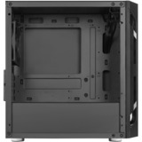 SilverStone FARA H1M Micro Torre Negro, Cajas de torre negro, Micro Torre, PC, Negro, micro ATX, Mini-DTX, Mini-ITX, Plástico, Acero, 16 cm